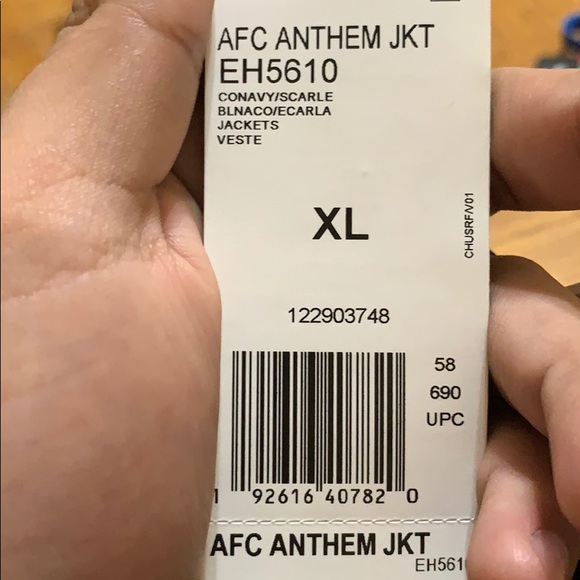 Adidas Arsenal FC Anthem Jacket, Mens M & XL (New) - Picture 10 of 11